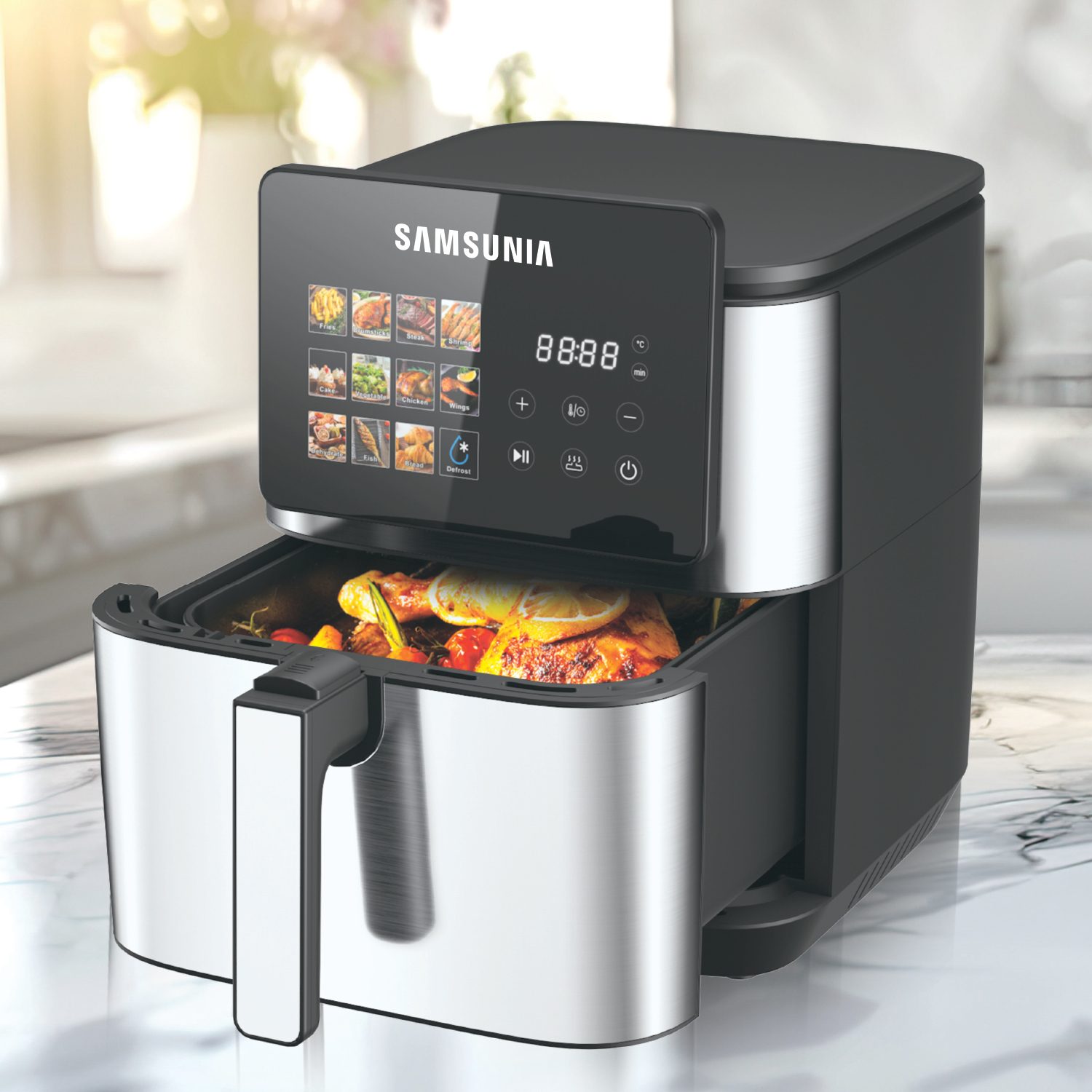 سرخ‌کن 10لیتری منو رنگی مدل3060 سامسونیا SAMSUNIA