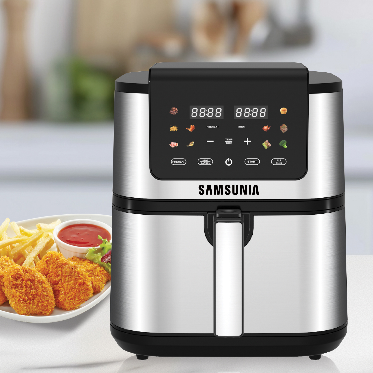 سرخ‌کن 10لیتری منو رنگی مدل3050 سامسونیا SAMSUNIA