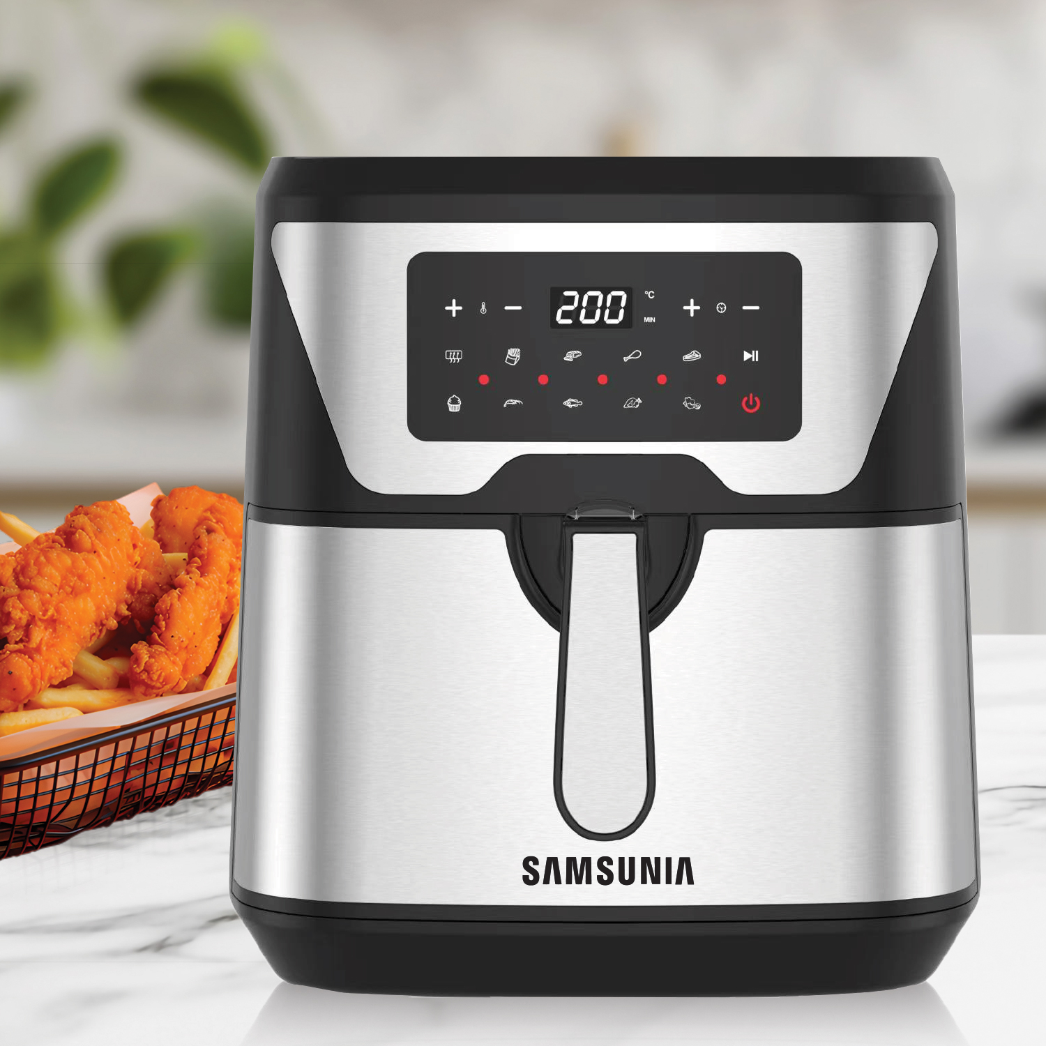 سرخ‌کن 9.2لیتری 2 المنت مدل120 سامسونیا SAMSUNIA